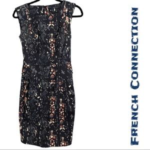 French connection multi color Dress Size XS
